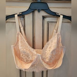34F 34G Pink Parfait Longline Bra